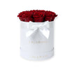 Preserved roses in black luxury round box – Lagabiani Miami